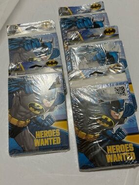 DesignWare Batman Party Invitations - Blue, Black, Yellow